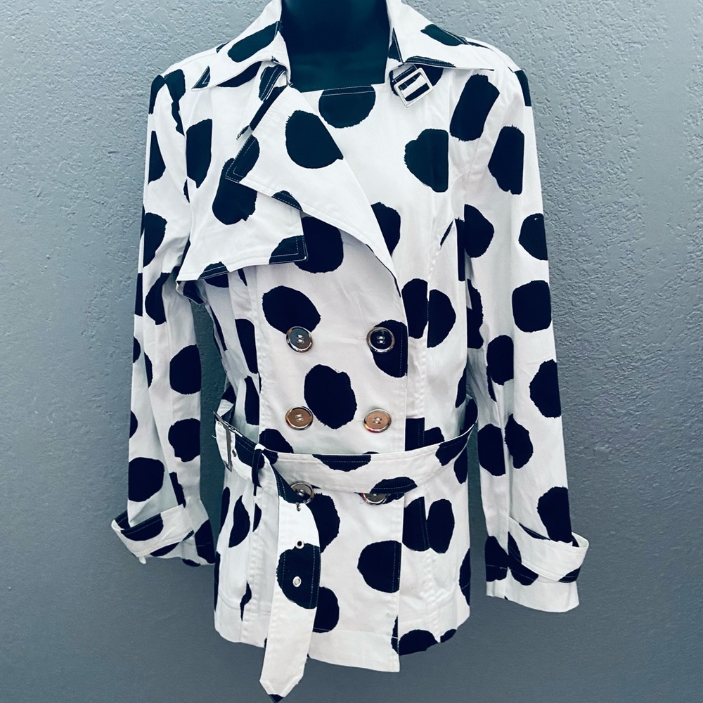 Just B Cow Animal Print Jacket - L